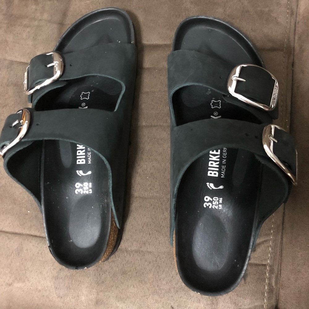 Birkenstock sandals.